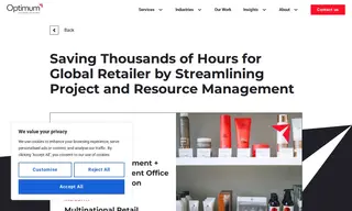 Preview of the Global Beauty Retailer Case Study