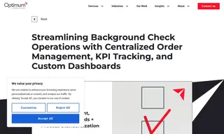 Preview of the Leading Background Check Provider Case Study