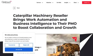 Preview of the Caterpillar Machinery Reseller Case Study