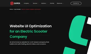 Preview of the UK-based Electric Scooters and Bikes Company Case Study