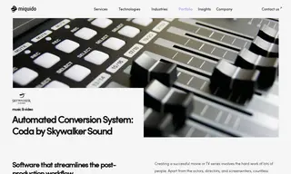 Preview of the Skywalker Sound Case Study