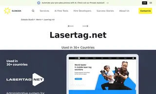 Preview of the Lasertag.net Case Study