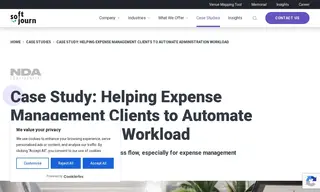 Preview of the Softjourn's Expense Management Platform Client Case Study