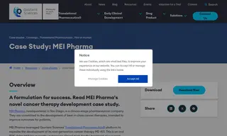 Preview of the MEI Pharma Case Study