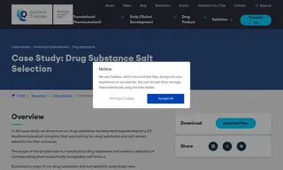 Preview of the US Biopharmaceutical Company Case Study