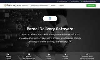 Preview of the Cyprus-based Courier/parcel Delivery Service Case Study