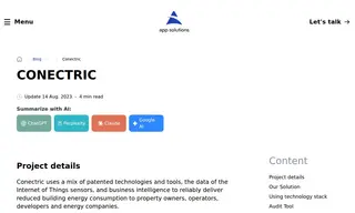 Preview of the Conectric LLC Case Study