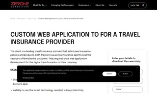 Preview of the Leading Travel Insurance Provider Case Study
