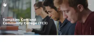 Preview of the Tompkins Cortland Community College (tc3) Case Study