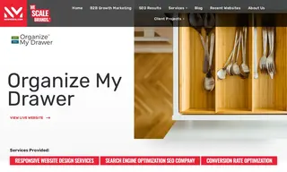 Preview of the OrganizeMyDrawer.com Case Study
