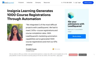 Preview of the Insignia Learning Case Study