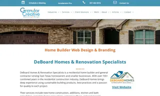 Preview of the DeBoard Homes & Renovation Specialists Case Study