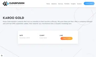 Preview of the Karoo Gold Case Study