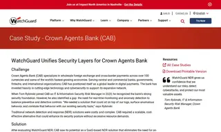 Preview of the Crown Agents Bank (cab) Case Study