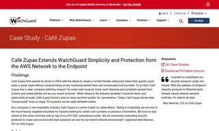 Preview of the Cafe Zupas Case Study
