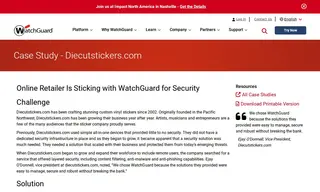 Preview of the Diecutstickers Case Study