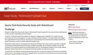 Preview of the Richmond Football Club Case Study