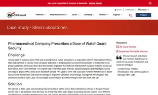 Preview of the Stein Laboratories Case Study