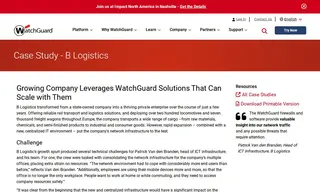 Preview of the B Logistics Case Study