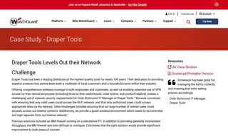 Preview of the Draper Tools Case Study