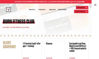 Preview of the Burn Fitness Club Case Study