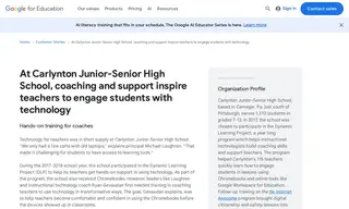 Preview of the Carlynton Junior-Senior High School Case Study