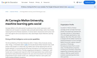 Preview of the Carnegie Mellon University Case Study