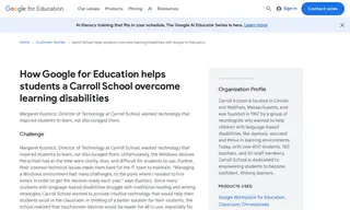 Preview of the Carroll School Case Study