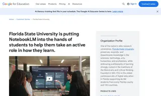 Preview of the Florida State University Case Study