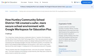 Preview of the Huntley Community School District 158 Case Study