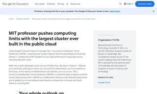 Preview of the MIT Case Study