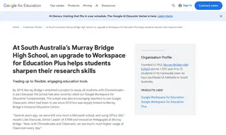 Preview of the Murray Bridge High School Case Study