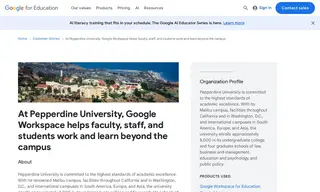 Preview of the Pepperdine University Case Study