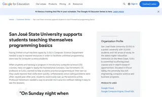 Preview of the San Jose State University Case Study