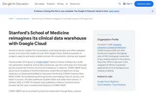 Preview of the Stanford School of Medicine Case Study