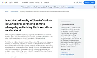 Preview of the University of South Carolina Case Study