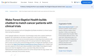 Preview of the Wake Forest Baptist Health Case Study