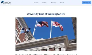 Preview of the University Club of Washington DC Case Study