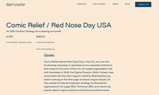 Preview of the Comic Relief / Red Nose Day USA Case Study