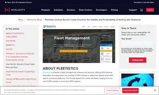 Preview of the Fleetistics Case Study
