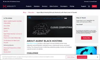 Preview of the Agent Black Hosting Case Study