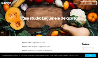 Preview of the Legumele De Acasă Case Study