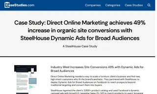 Preview of the Direct Online Marketing Case Study