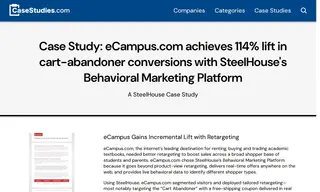 Preview of the eCampus.com Case Study