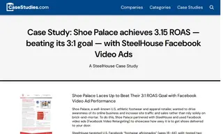 Preview of the Shoe Palace Case Study