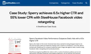 Preview of the Sperry Case Study