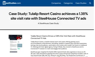 Preview of the Tulalip Resort Casino Case Study