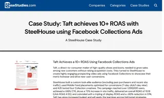 Preview of the Taft Case Study