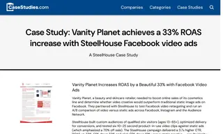 Preview of the Vanity Planet Case Study