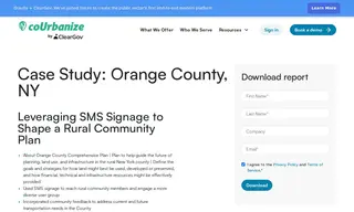 Preview of the Orange County, NY Case Study